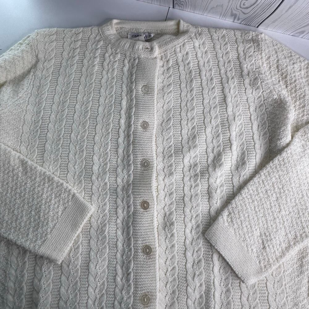 Vintage Carriage Court Cardigan Size Large 1950s Made in USA